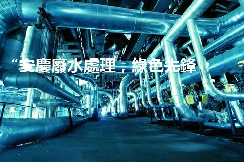 “安慶廢水處理，綠色先鋒，環(huán)保典范！”
